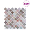 Lanturn-laatta 50 kpl Beige 27 x 27 cm Polyuretaani ja PET
