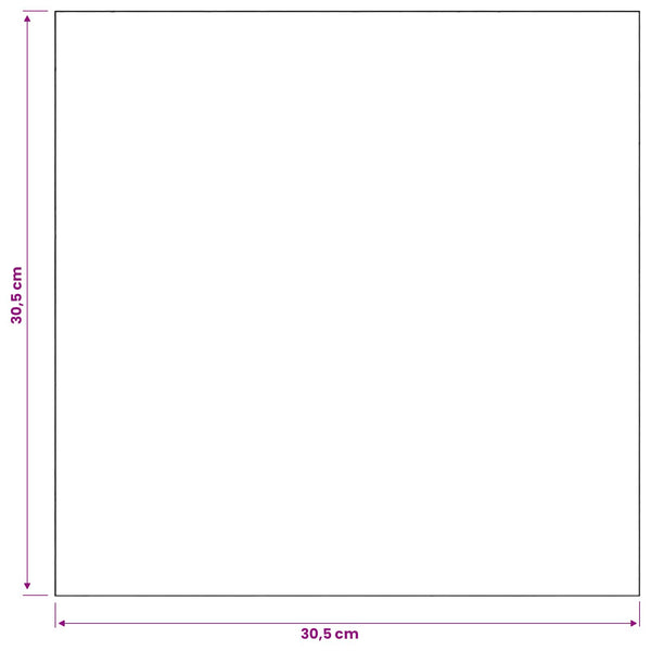 Lattialankut Musta 5,11 m² 55 kpl Polyvinyylikloridi
