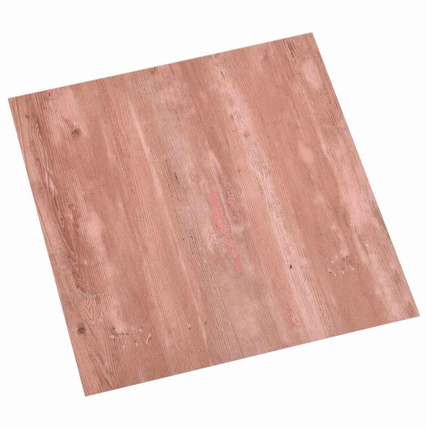 Itsekiinnittyvät Lattialankut Punainen 30,5 x 30,5 cm 20 kpl