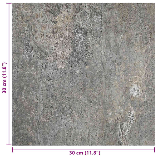 Itsekiinnittyvät Lattialankut Kivet 30,5 x 30,5 cm 20 kpl