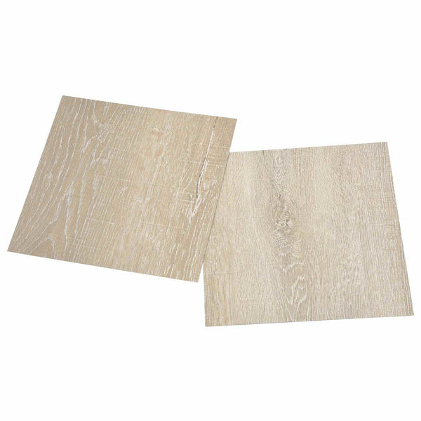 Itsekiinnittyvät Lattialankut Ruskea ja beige 30,5 x 30,5 cm