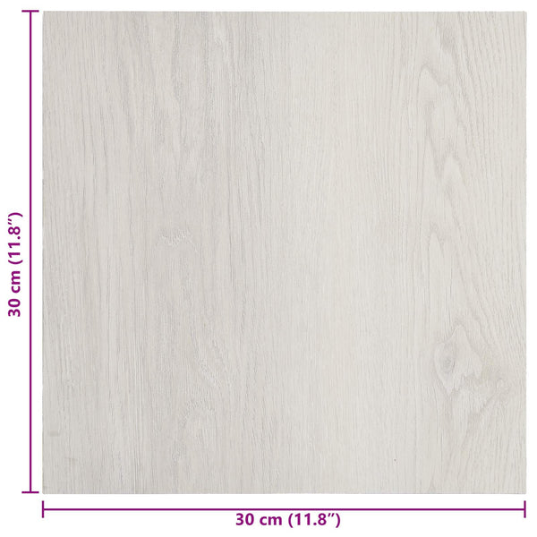 Itsekiinnittyvät Lattialankut Vaaleanbeige 30,5 x 30,5 cm