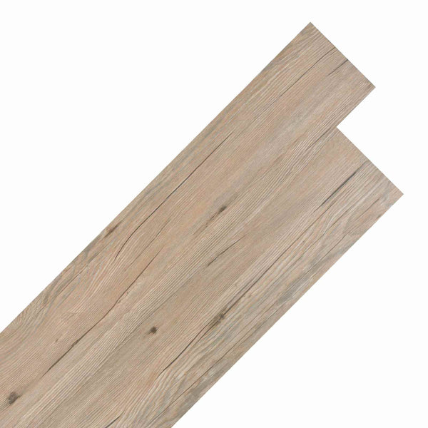 Itsekiinnittyvät PVC-lankut Tammi ruskea 30,5 x 61 cm 28 kpl