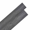 Itsekiinnittyvät PVC-lankut Musta ja Valkoinen 30,5 x 61 cm