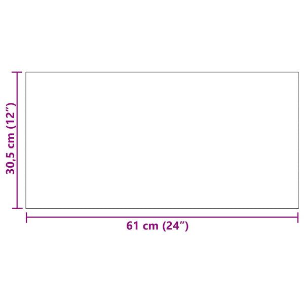 Itsekiinnittyvät PVC-lankut Vaalea ja Tummanharmaa 30,5 x 61 cm