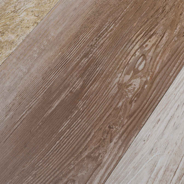 Itsekiinnittyvät PVC-lankut Pesee Puuta 30,5 x 61 cm 28 kpl