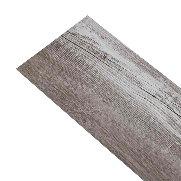 Itsekiinnittyvät PVC-lankut Matta Puun Ruskea 30,5 x 61 cm