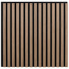 Seinäpaneelit 8 kpl 60,5 x 60 cm Ruskea