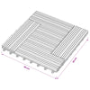 Laudat 11 kpl Harmaa 30 x 30 cm WPC