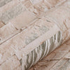 3D kivitapetti Beige 10 x 0,53 m Ei-kudottu kangas