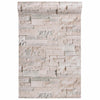 3D kivitapetti Beige 10 x 0,53 m Ei-kudottu kangas