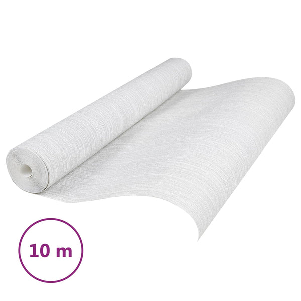 3D Kiinteä tapetti Vaaleanharmaa 10 x 0,53 m Ei-kudottu kangas