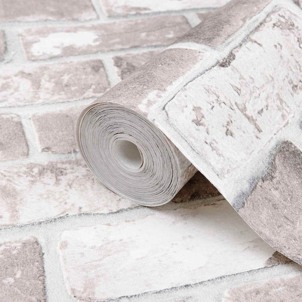 3D Kiinteä tapetti Tiili 10 x 0,53 m Ei-kudottu kangas