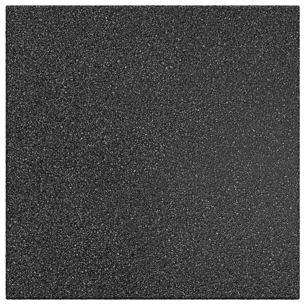 Pudotussuojauslaatat 6 kpl Musta 50 x 50 cm Kumi
