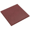 Pudotussuojauslaatat 6 kpl Punainen 50 x 50 cm Kumi