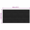 Pilkullinen lattiamatto Musta 1 x 2 m Kumi