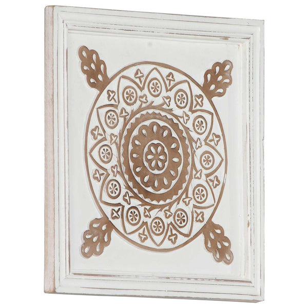 Taidekoriste 2 kpl 40 x 40 x 1,5 cm Käsitelty puu