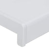 Ikkunakynnys valkoinen 80 x 20 x 4,5 cm Polyvinyylikloridi
