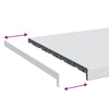 Ikkunakynnys valkoinen 120 x 50 x 4,5 cm Polyvinyylikloridi