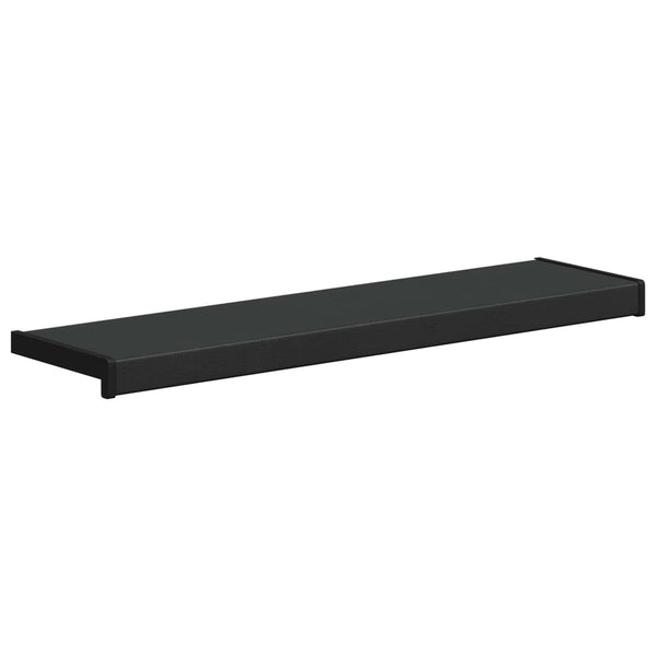 Ikkunakynnys Musta puusydämellä 100 x 25 x 4,5 cm