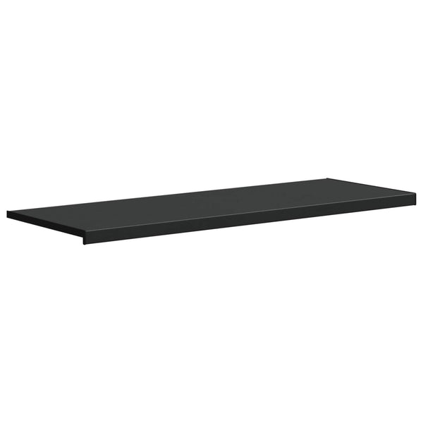 Ikkunakynnys Musta puusydämellä 120 x 50 x 4,5 cm