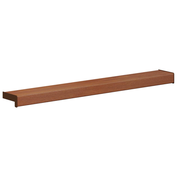 Ikkunakynnys Ruskea puu 60 x 10 x 4,5 cm Polyvinyylikloridi