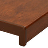 Ikkunakynnys Ruskea puu 60 x 15 x 4,5 cm Polyvinyylikloridi