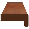 Ikkunakynnys Ruskea puu 80 x 15 x 4,5 cm Polyvinyylikloridi
