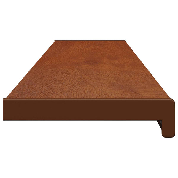 Ikkunakynnys Ruskea puu 140 x 20 x 4,5 cm Polyvinyylikloridi