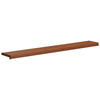 Ikkunakynnys Ruskea puu 160 x 20 x 4,5 cm Polyvinyylikloridi