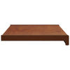 Ikkunakynnys Ruskea puu 60 x 35 x 4,5 cm Polyvinyylikloridi