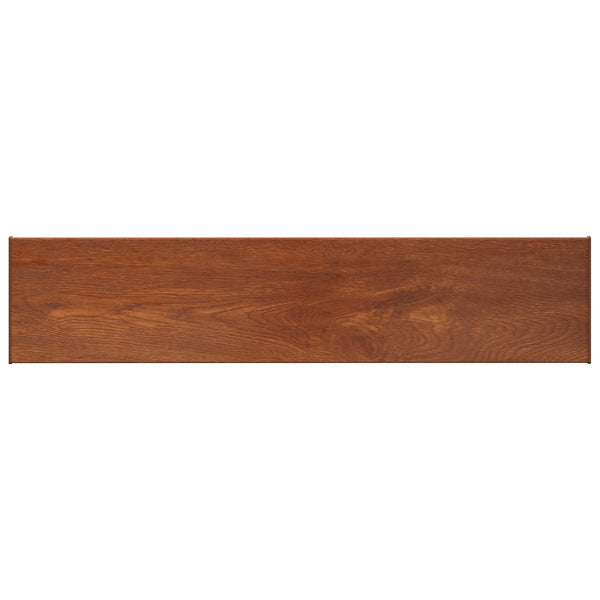 Ikkunakynnys Ruskea puu 120 x 35 x 4,5 cm Polyvinyylikloridi