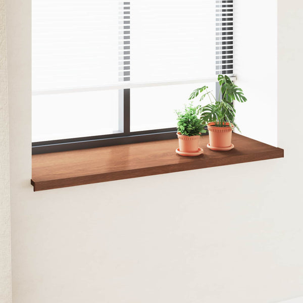 Ikkunakynnys Ruskea puu 120 x 50 x 4,5 cm Polyvinyylikloridi