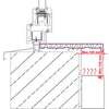Ikkunakynnys Marmori tekstuuri 160 x 10 x 4,5 cm