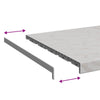 Ikkunakynnys Marmori tekstuuri 120 x 50 x 4,5 cm