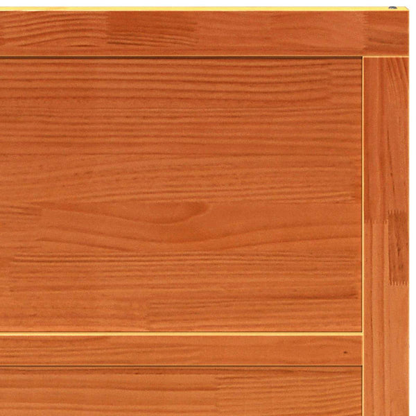 Ladon Ovi 100 x 2,5 x 208 cm Täysi mänty Vahanruskea
