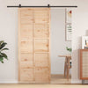 Ladon Ovi 100 x 2,5 x 208 cm Täysi mänty Luonnollinen
