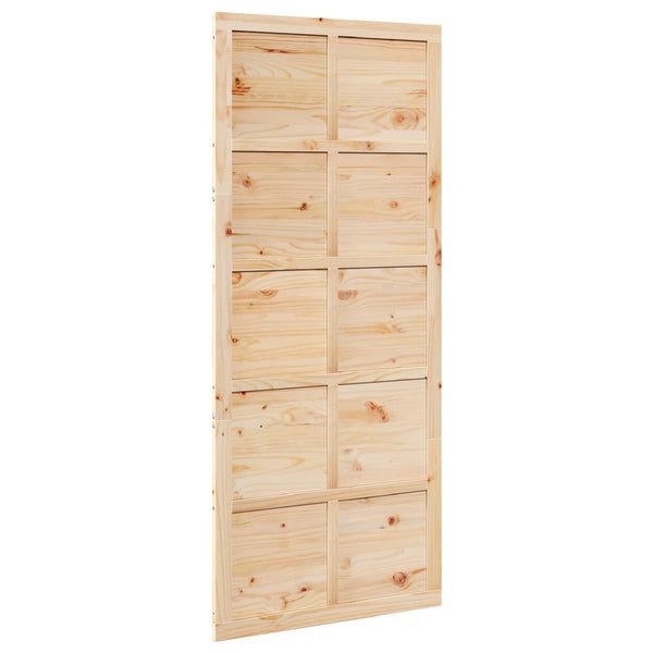 Ladon Ovi 100 x 2,5 x 208 cm Täysi mänty Luonnollinen
