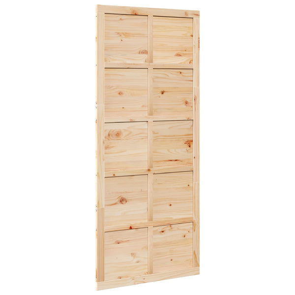 Ladon Ovi 100 x 2,5 x 208 cm Täysi mänty Luonnollinen
