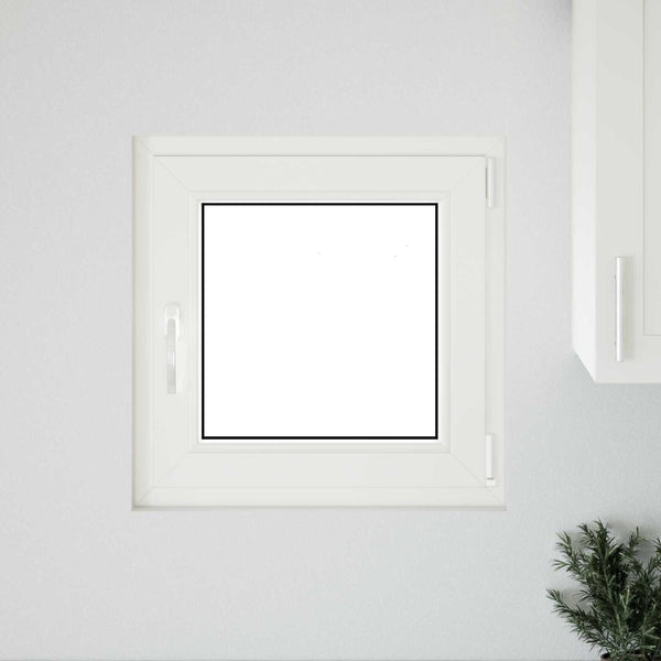 Kellarin ikkunan sisäväri valkoinen RISOR 60 x 60 cm