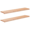 Portaiden päällysteet 2 kpl 110 x 25 x 2 cm Luonnollinen