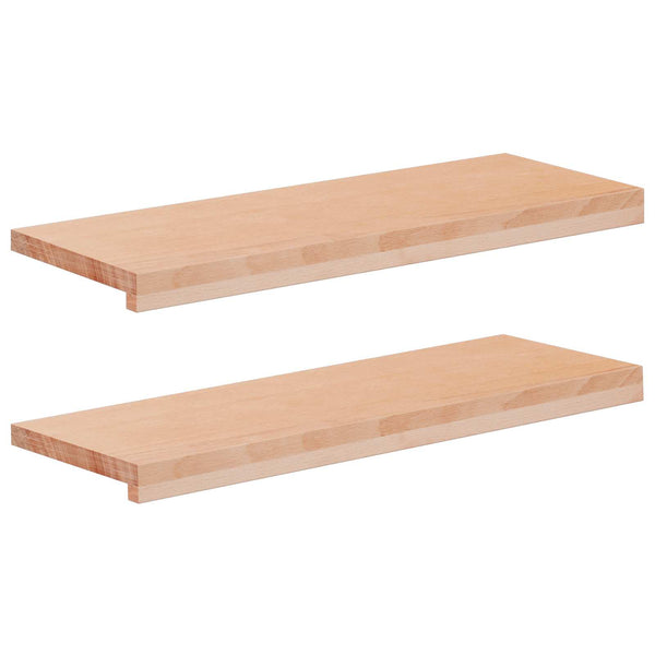 Portaiden päällysteet 2 kpl 70 x 30 x 2 cm Luonnollinen