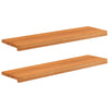 Portaiden päällysteet 2 kpl 90 x 25 x 2 cm Vaaleanruskea