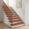 Portaiden päällysteet 16 kpl 90 x 25 x 2 cm Ruskea