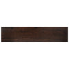 Portaiden päällysteet 2 kpl 120 x 25 x 2 cm Tumma ruskea
