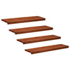 Portaiden päällysteet 4 kpl 90 x 30 x 2 cm Ruskea
