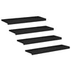 Portaiden päällysteet 4 kpl 100 x 30 x 2 cm Musta