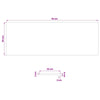 Portaiden päällysteet 8 kpl 70 x 25 x 2 cm Vaaleanruskea