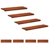 Portaiden päällysteet 8 kpl 90 x 30 x 2 cm Ruskea