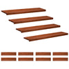 Portaiden päällysteet 12 kpl 120 x 25 x 2 cm Ruskea